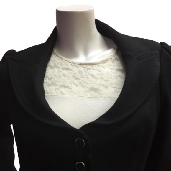 La Chateau Petite Size SP Black Blazer - Picture 4 of 8